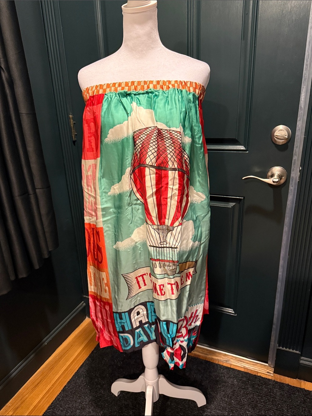ME369 "Joyful" / "Happy Birthday" Scarf Midi Skirt